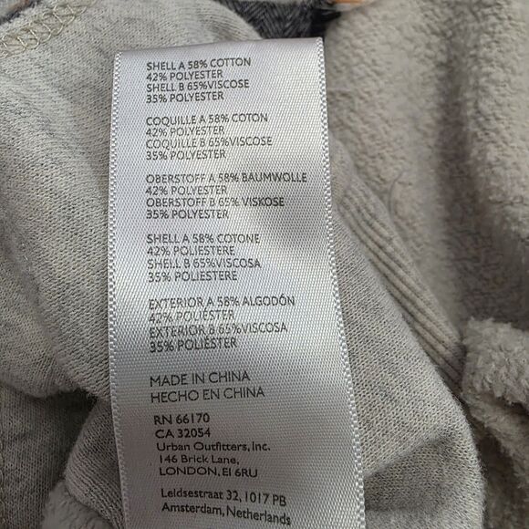 Urban Outfitters BDG Patchwork Hoodie Sweatshirt Size Medium Boho Distressed - Picture 12 of 13